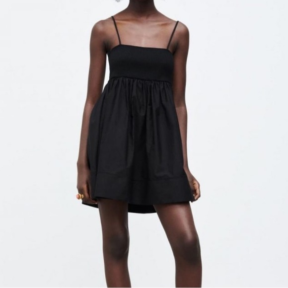 Zara Dresses Zara Babydoll Mini Dress Poshmark